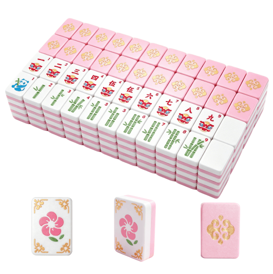 160PCS 3D Printed Floating Mahjong Tile Set