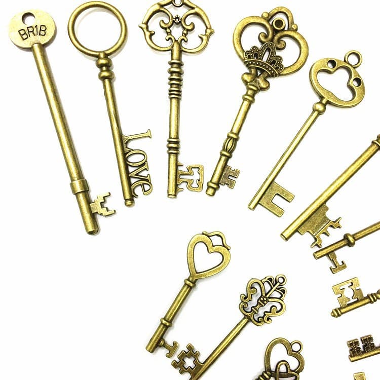 Retro 18-piece Metal Jewelry Accessories