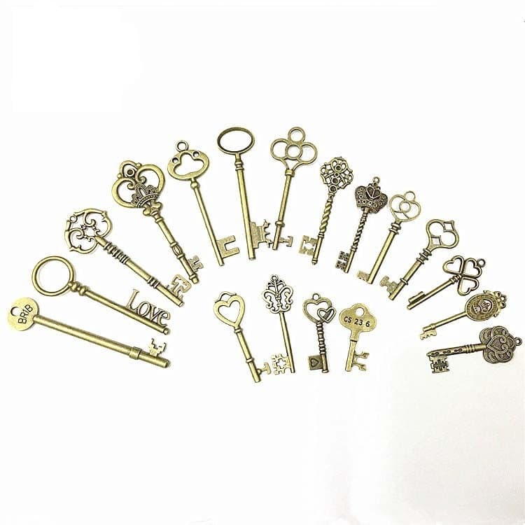 Retro 18-piece Metal Jewelry Accessories