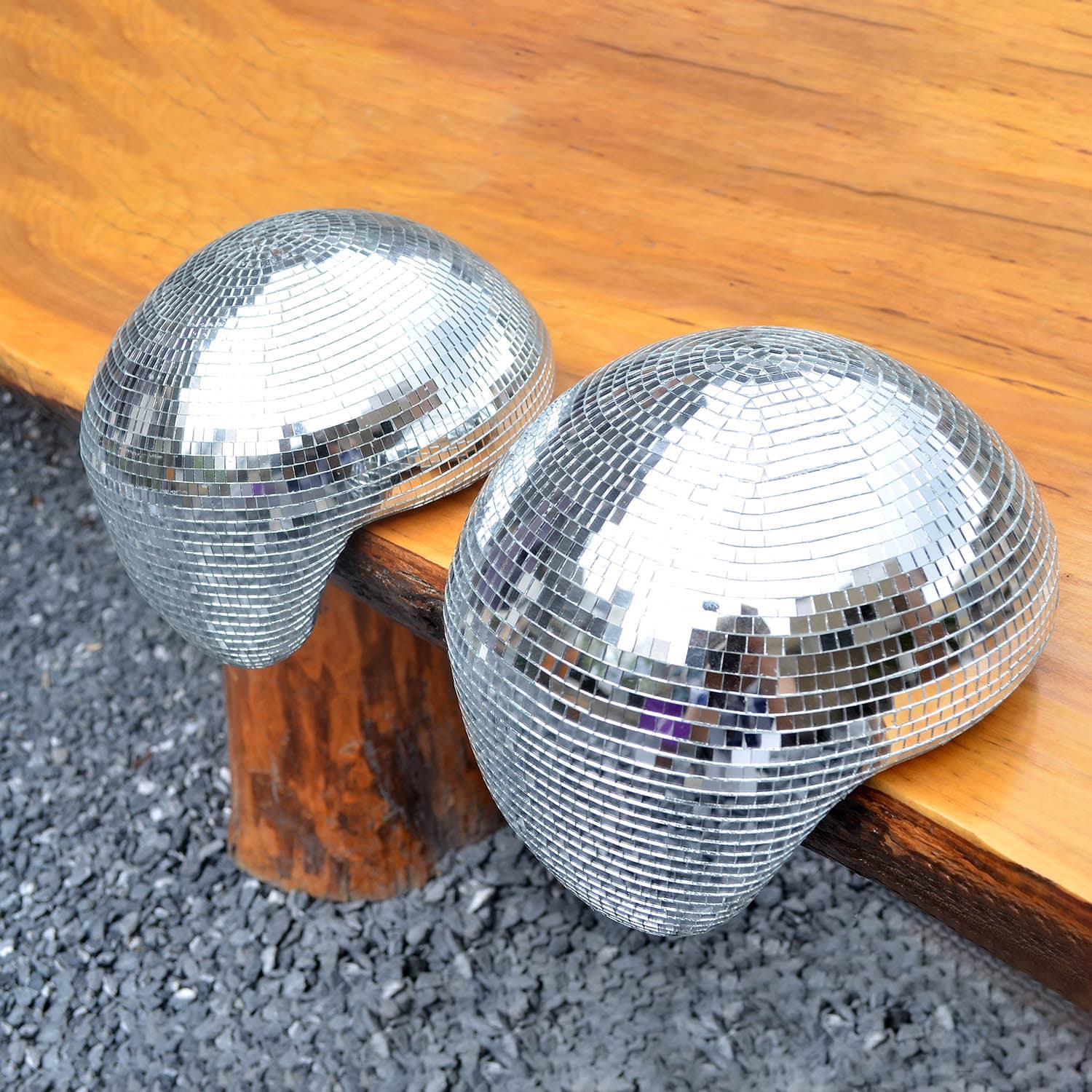 Hand-Melted Disco Ball Decorative Ornament