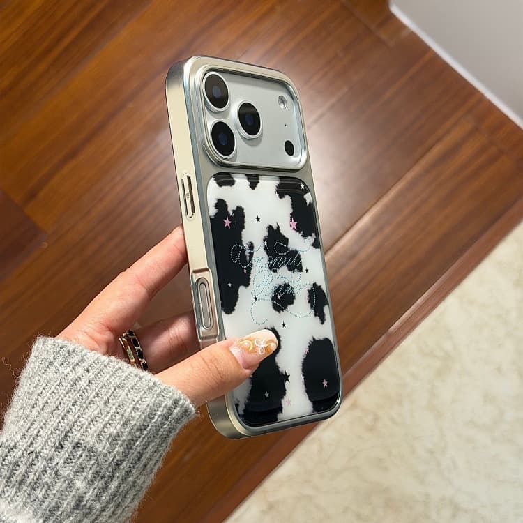 Ins Niche High-end Minimalist Cow-print Compatible Model