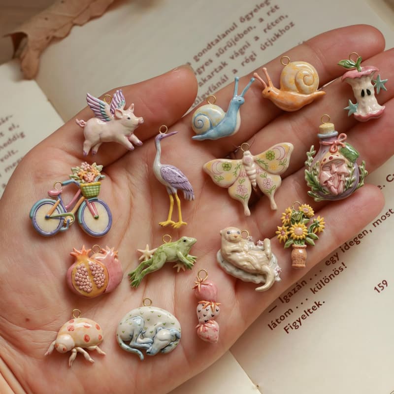 Simple And Versatile Cartoon Animal Pendant