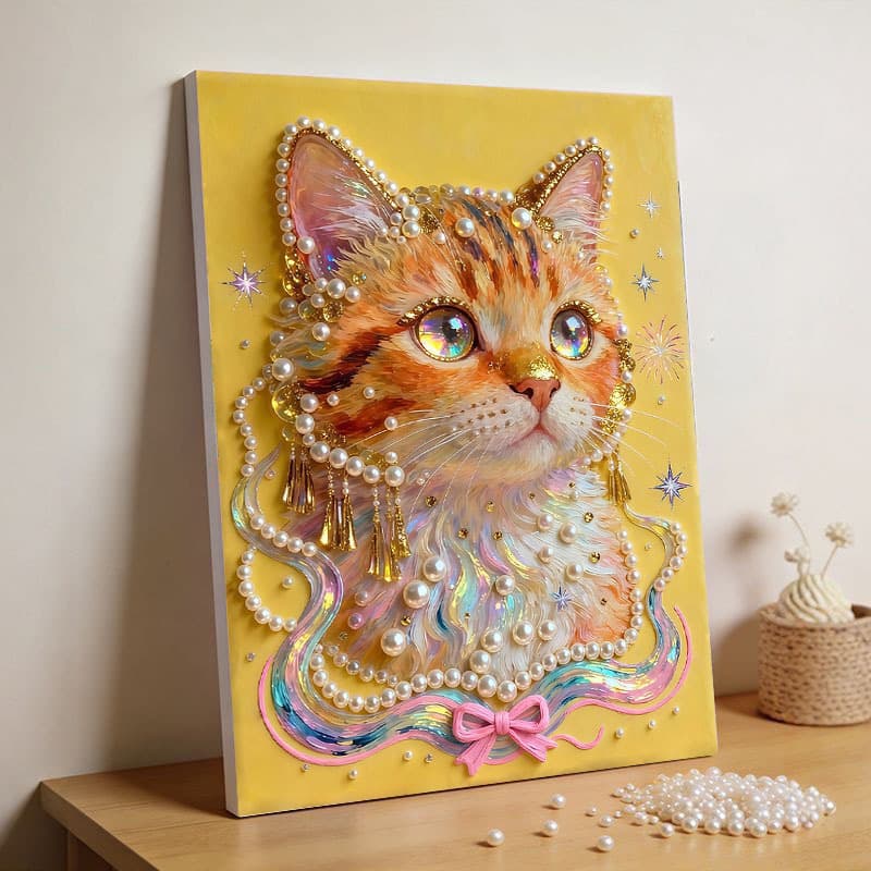 Handmade DIY Pearl PaintingNew Simple Style With Pearls