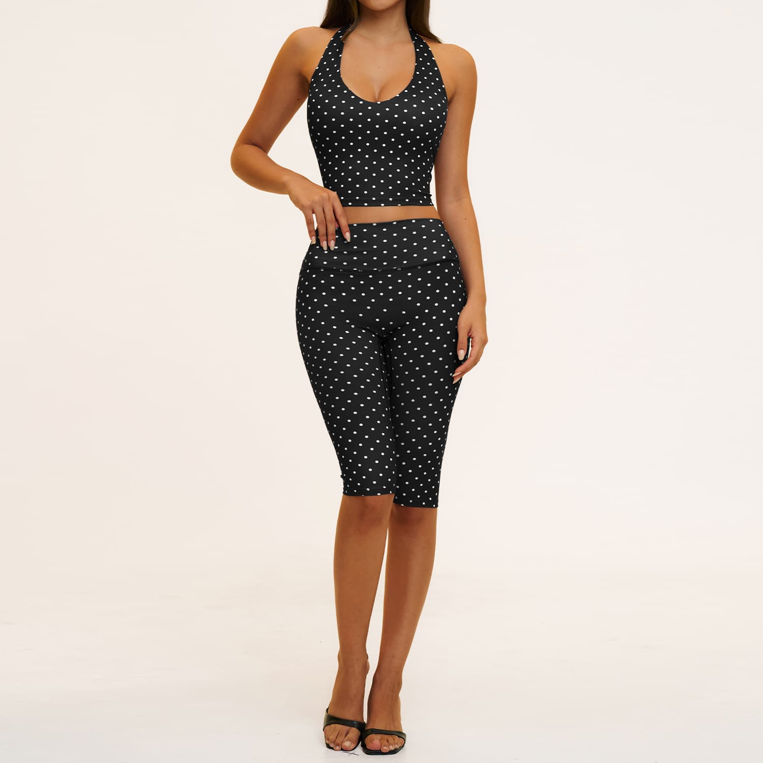 Outdoor Casual Chic Printed Outfit For Strolling And Commuting