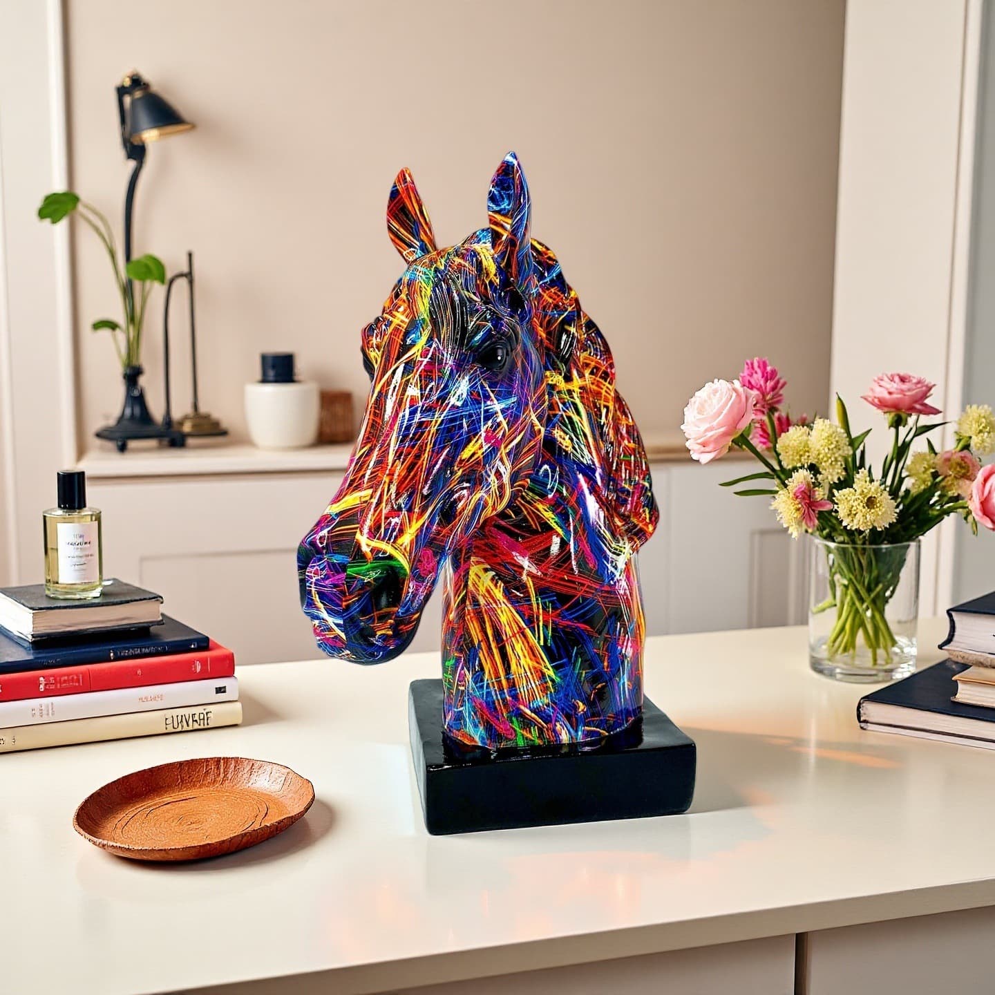 European-style Horse Head Ornament