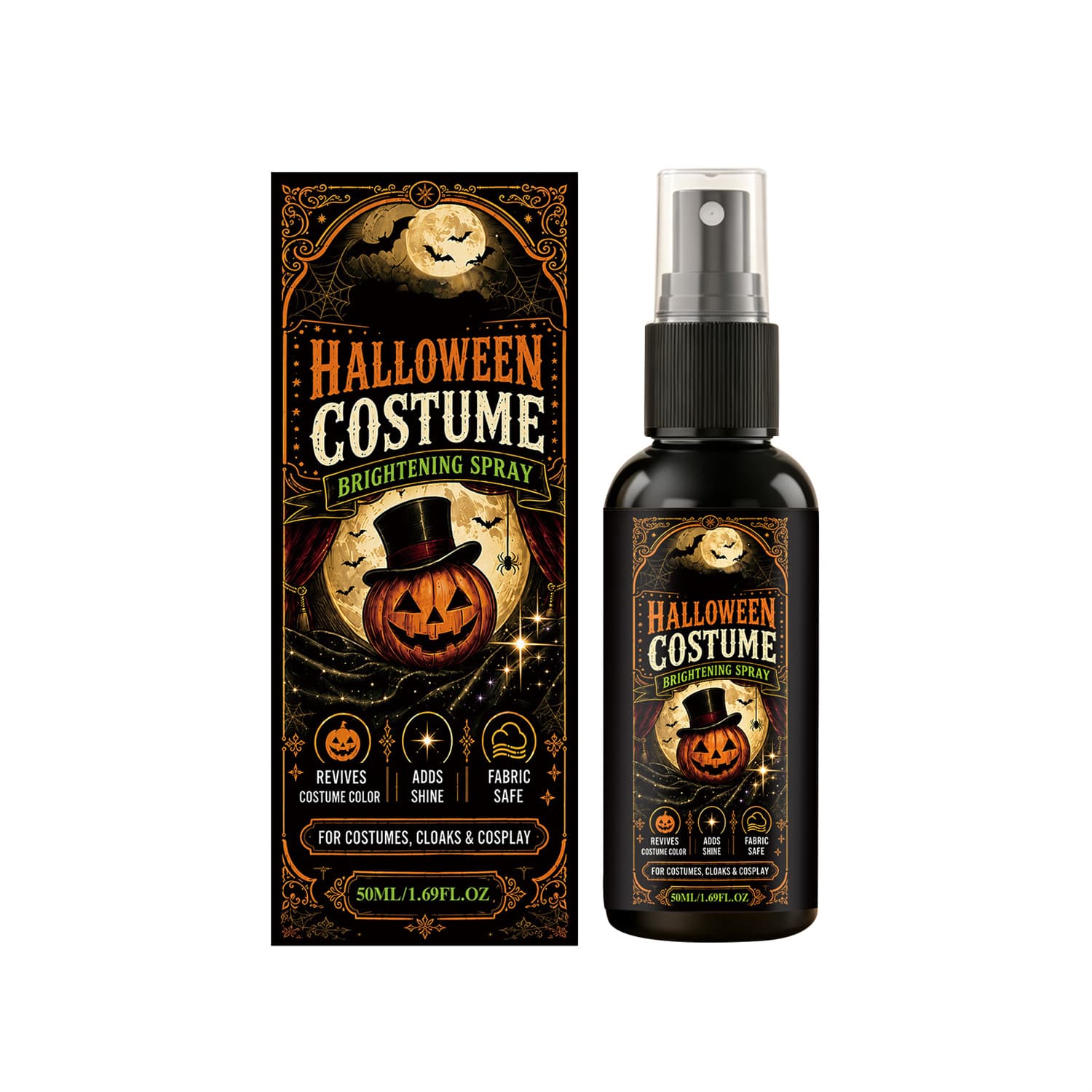 Halloween Costume Brightening Spray
