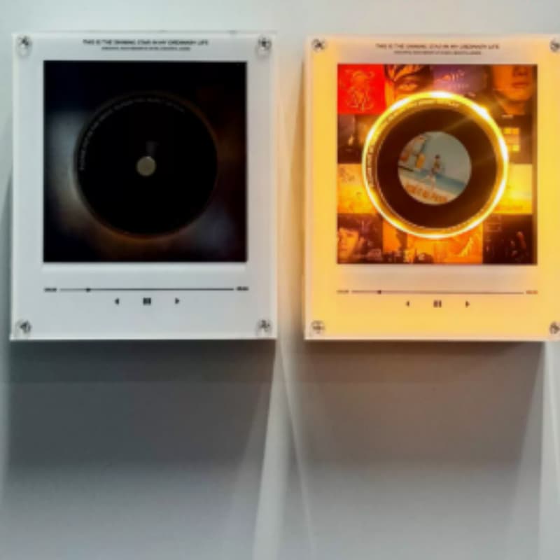 Night Light Magnetic Fridge Sticker