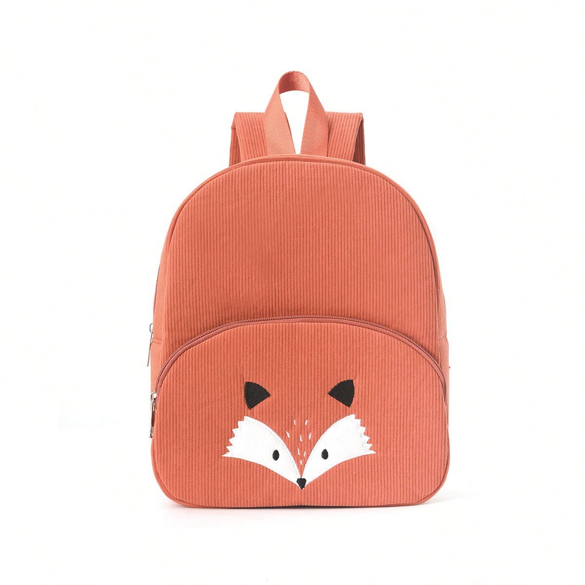 Cute Teddy Bear Backpack, Corduroy, Elementary School Backpack, Fashionable Casual Backpack, Cartoon Plush Bag-0936 Fox Brown