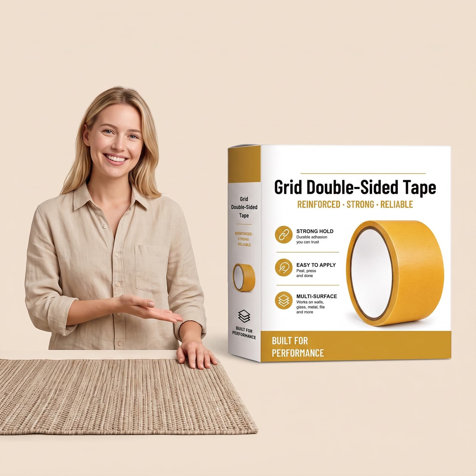 Grid Double-sided Tape