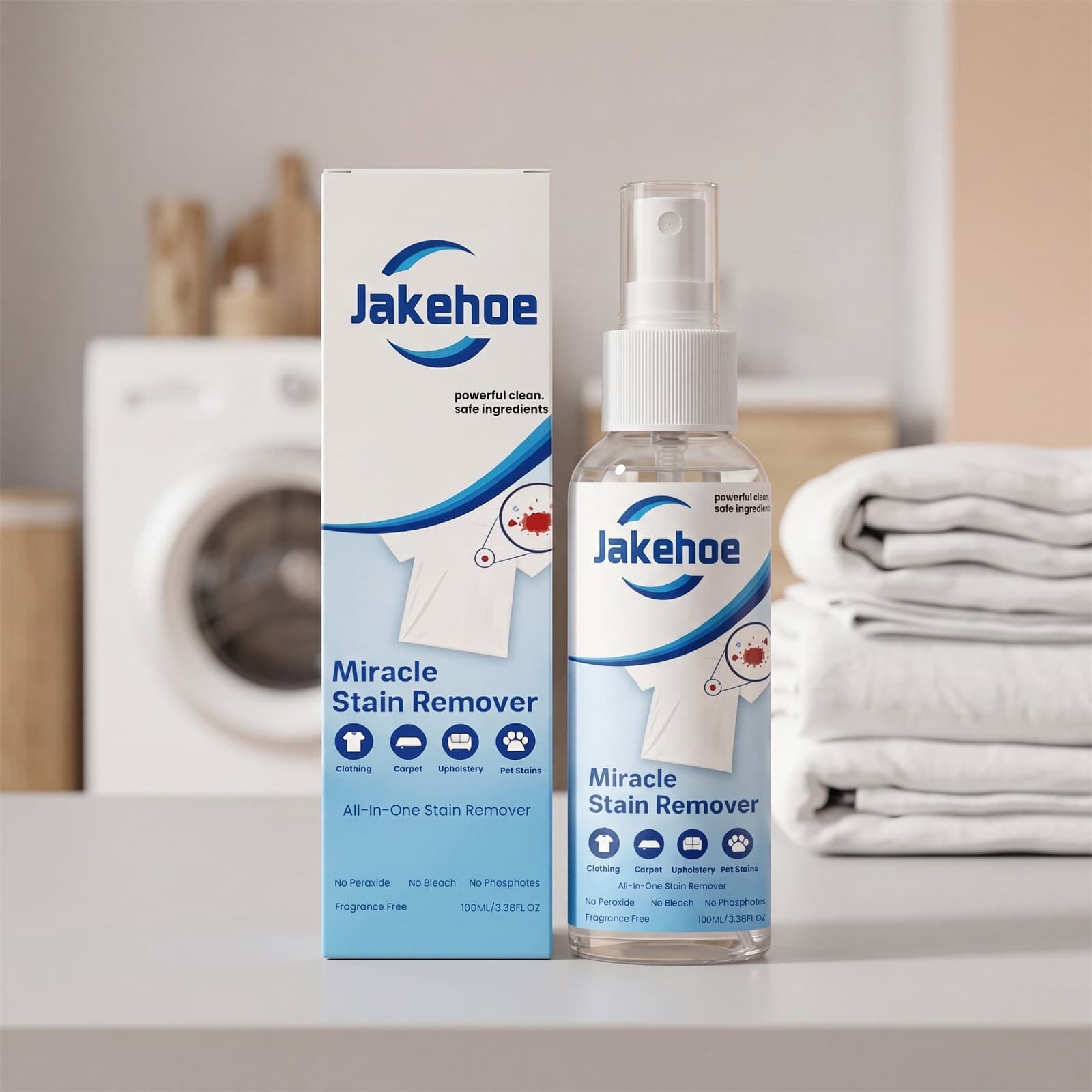 Gentle Cleaning Spray For Stubborn Stains On Clothes