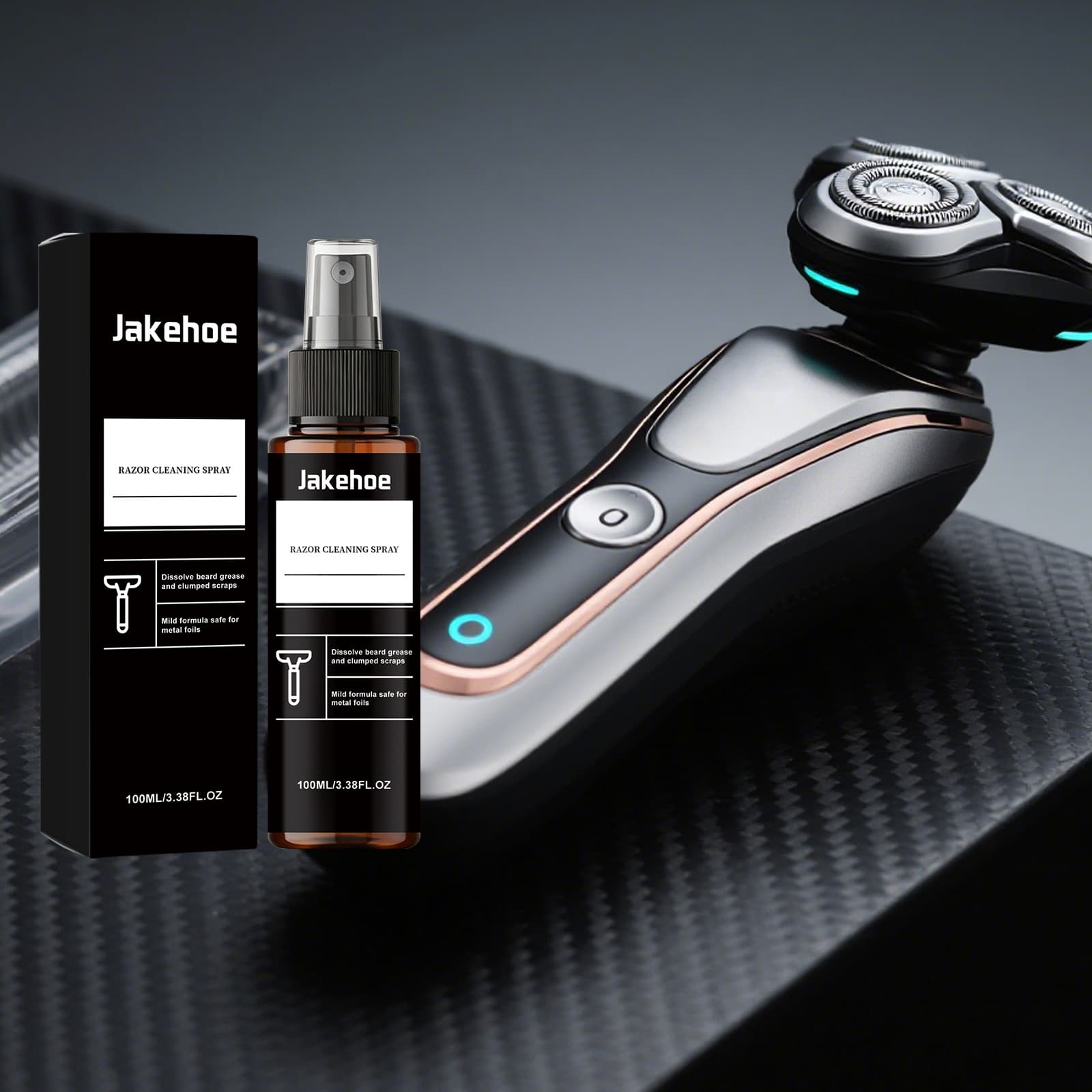 Portable Care Cleanser That Effectively Removes Beard Oil Residue