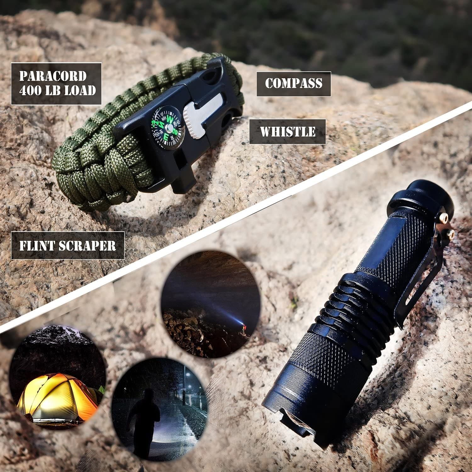 Outdoor Camping Gear Survival Tool Kit