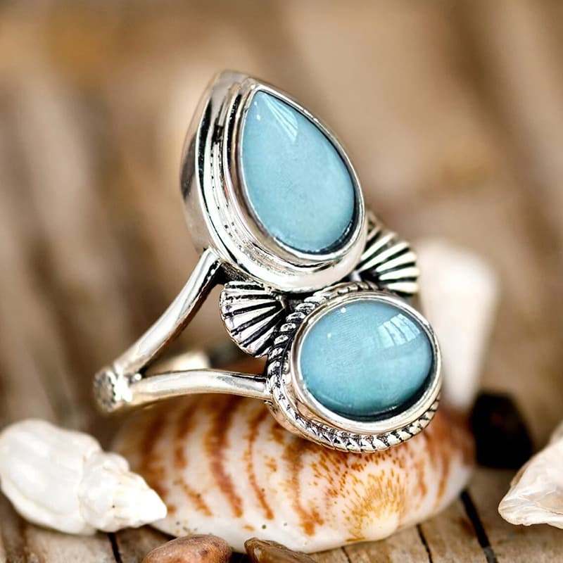 Waterdrop-shaped Oval Vintage Accessory Classic And Elegant Style