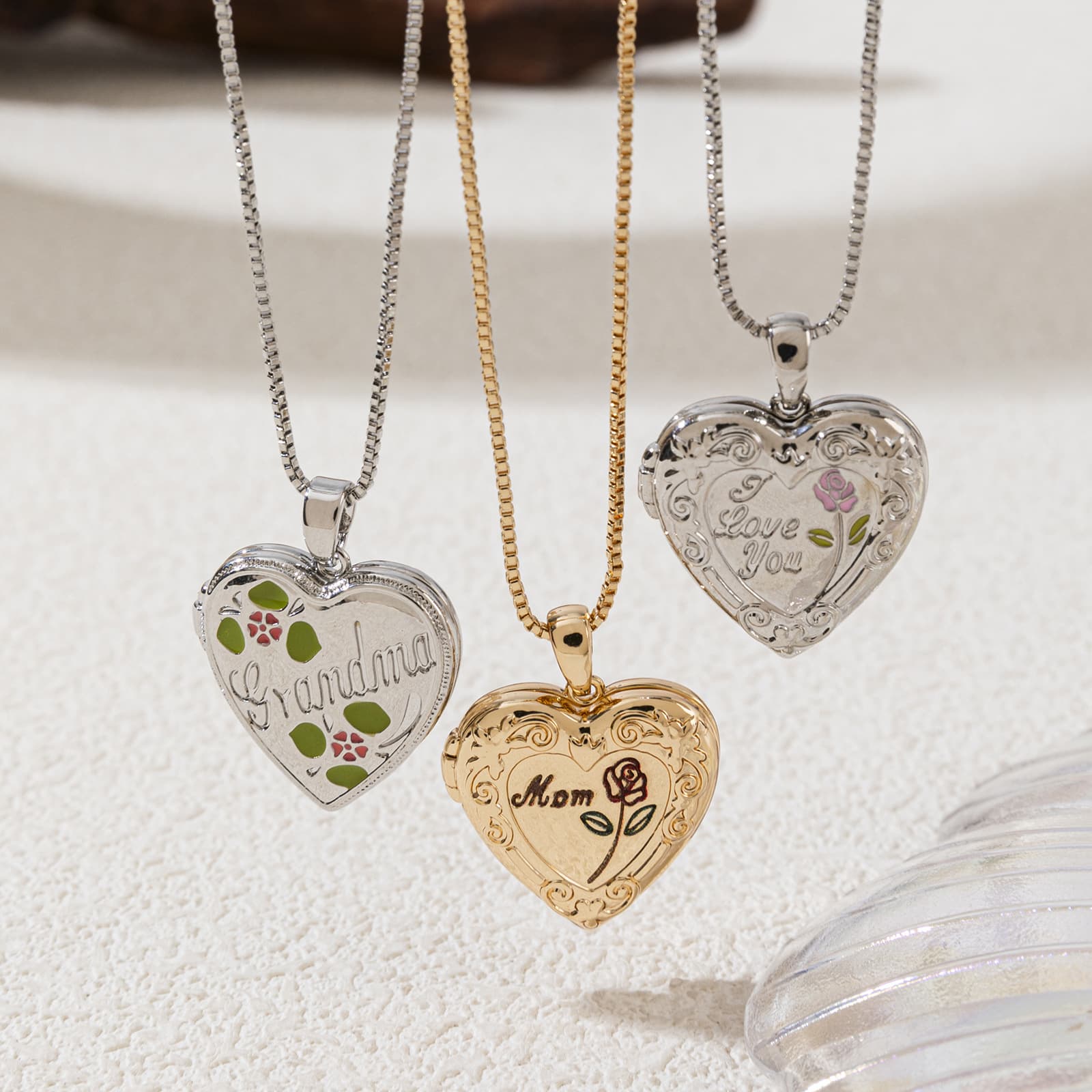 Retro Multi-style Photo Box Necklace