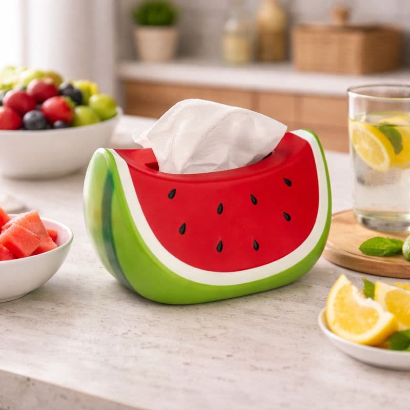 Watermelon-themed Tissue Box With A Premium Feel Coffee Table Top