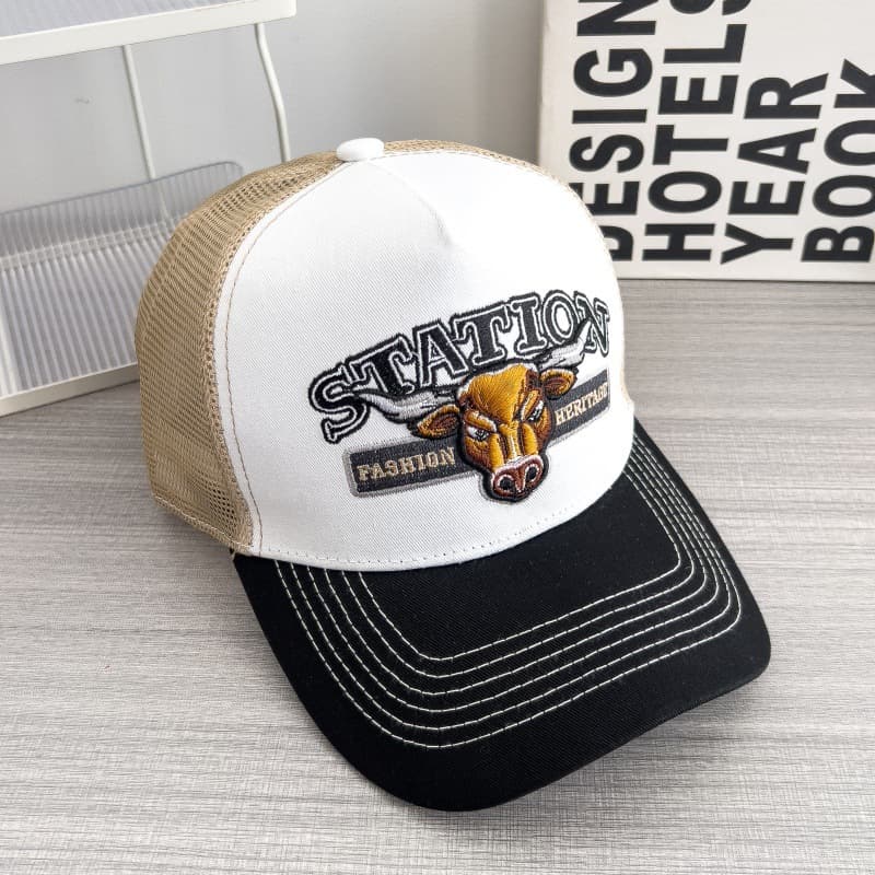 Retro Hip-hop Mesh Breathable Baseball Cap With A Large Brim