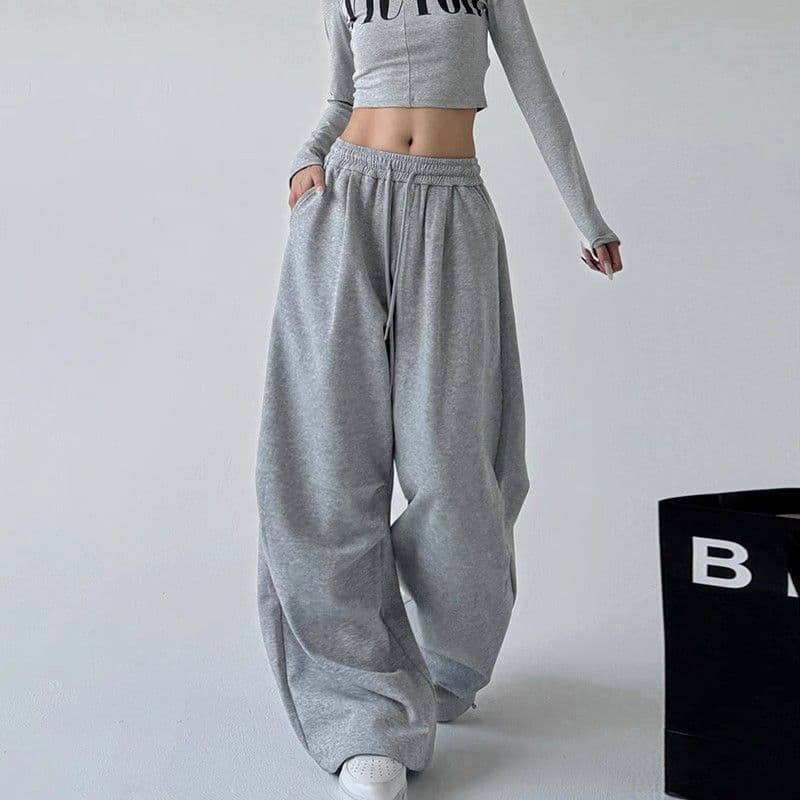 Workwear Wide-leg Pants Japanese And Korean Casual Style