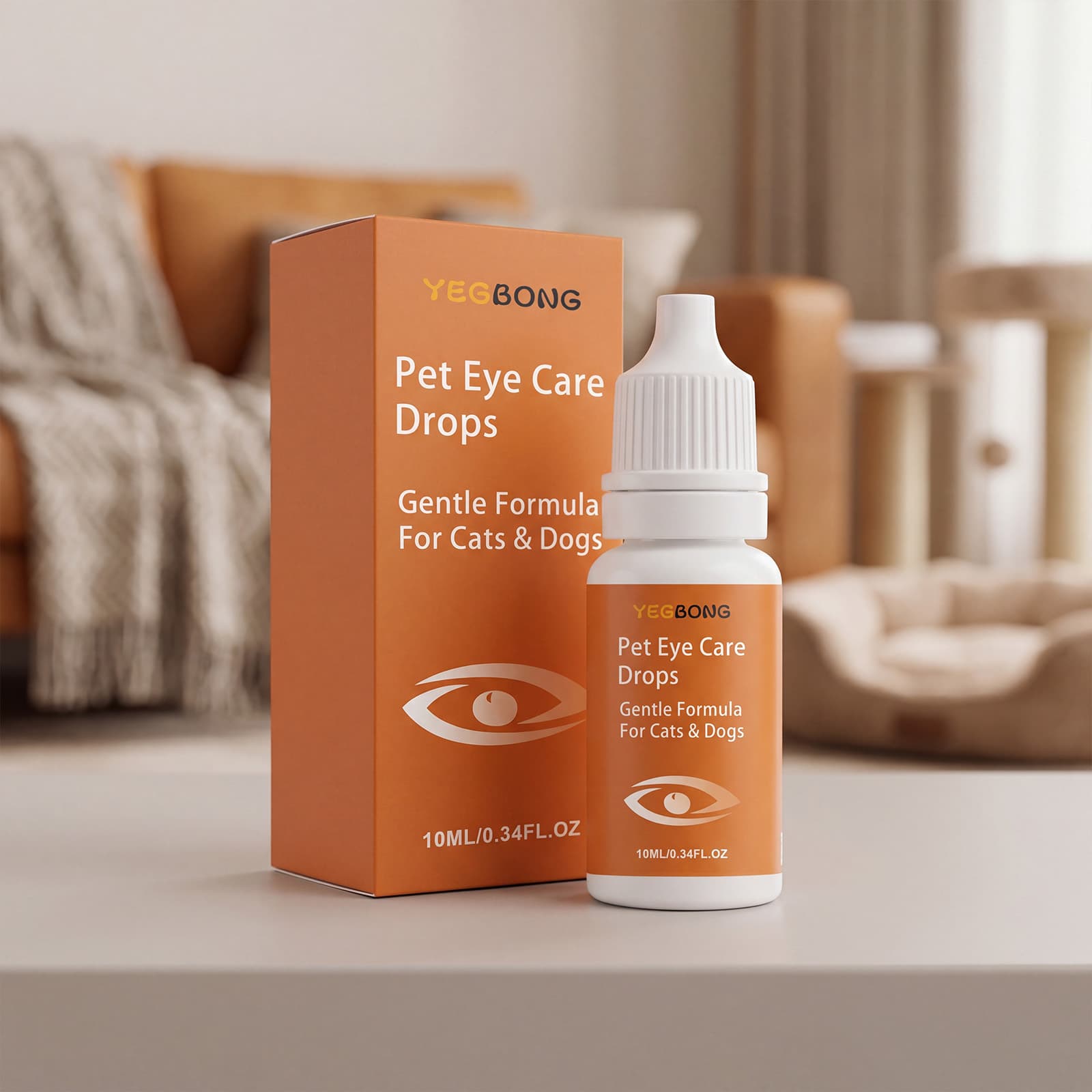 Yegbong Pet Eye Drops Mild Formula Moisturizes And Cleans Pet Eye Secretions For Daily Comfort Care