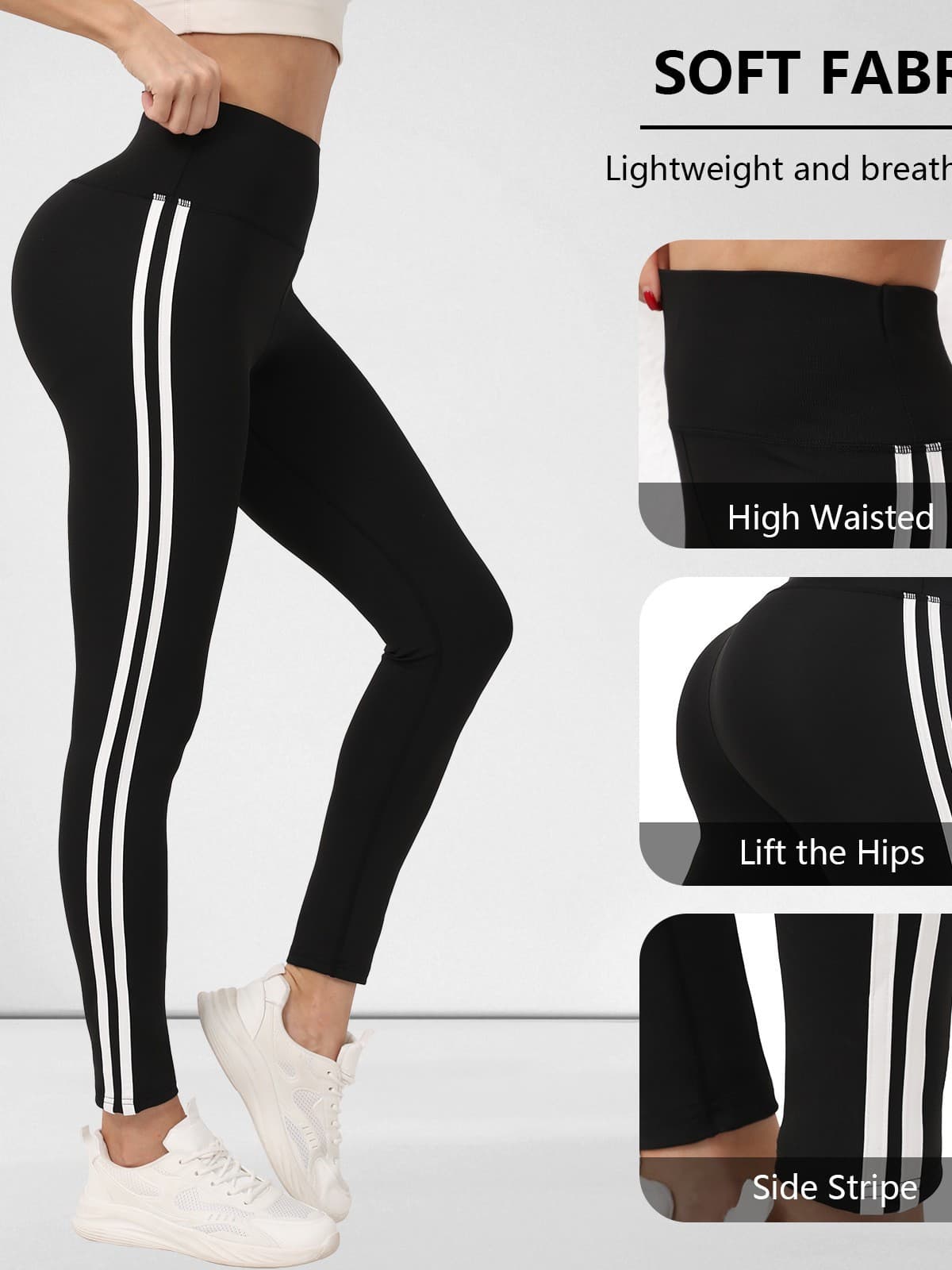 Cross-Border Yoga Pants Hot-Selling Outdoor Sports Fitness Pants Butt-Lifting Casual Running High-Waisted Leggings Women's Export Model