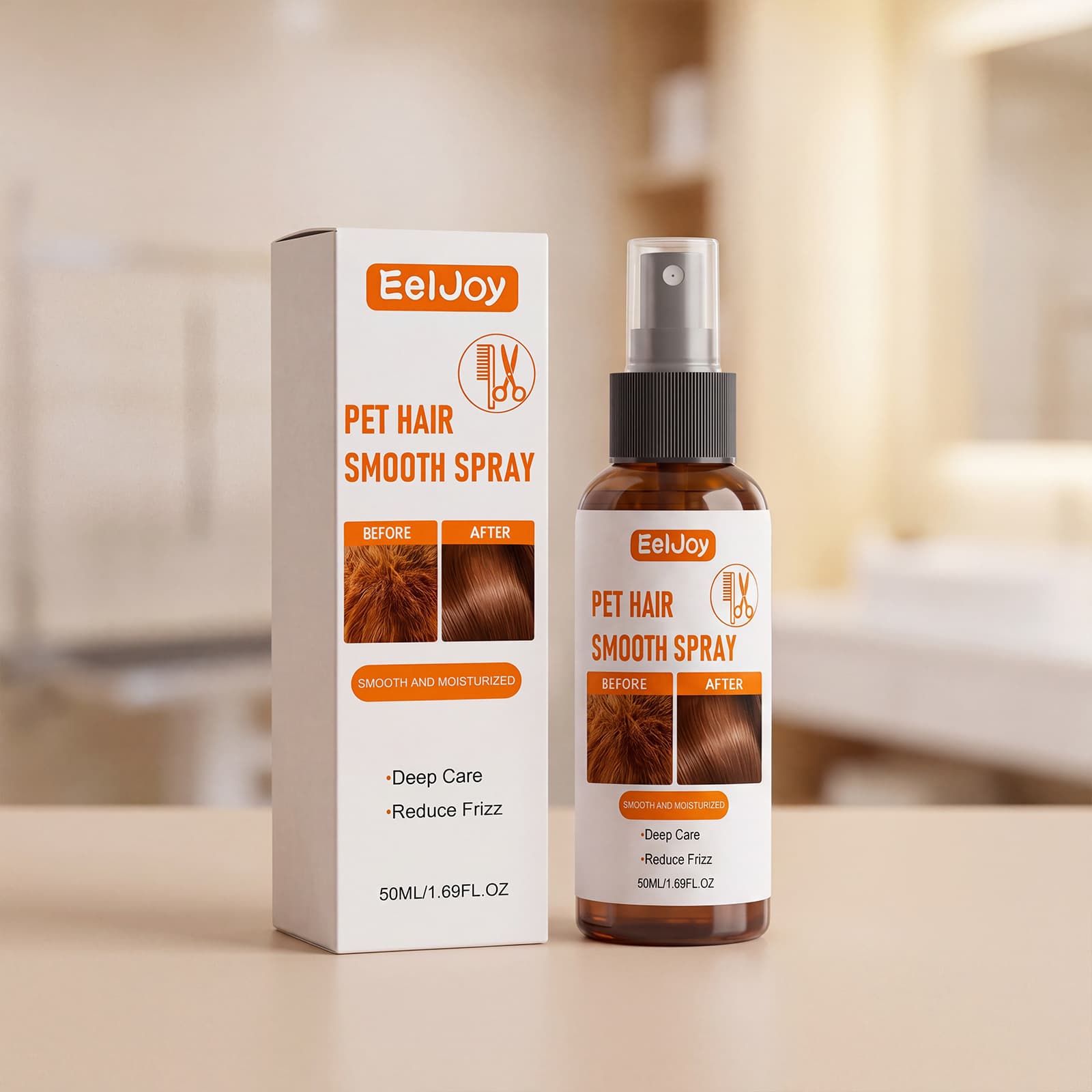 Eeljoy Pet Conditioner With Gentle Ingredients To Clean And Remove Odors, Care For Pet Hair, Make It Smooth And Shiny