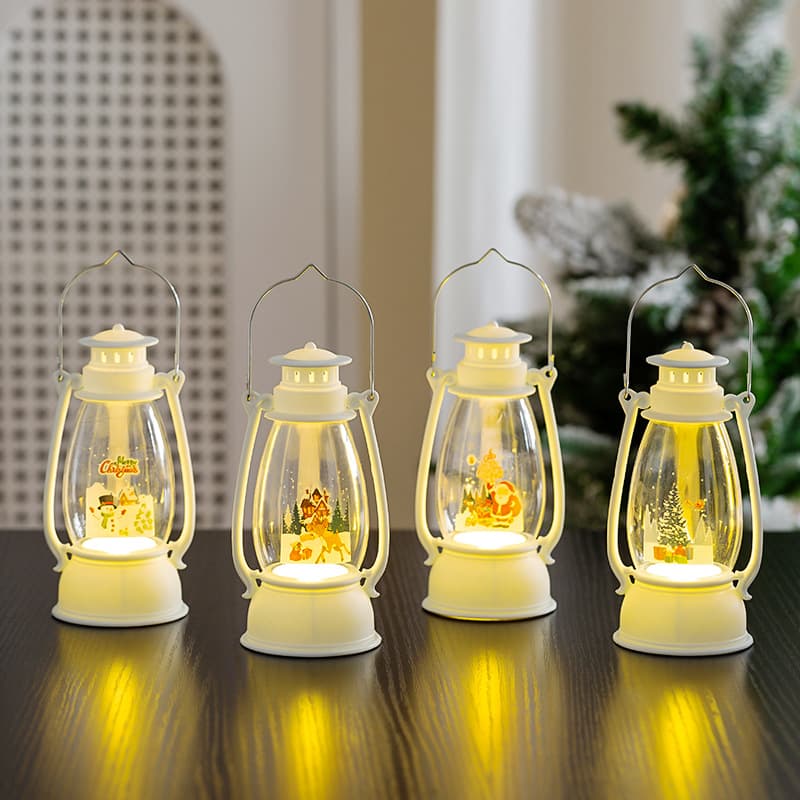 Christmas Decorations Luminous Lantern Small Gifts Window Pendant Desktop Ornaments Layout Props Atmosphere Night Light