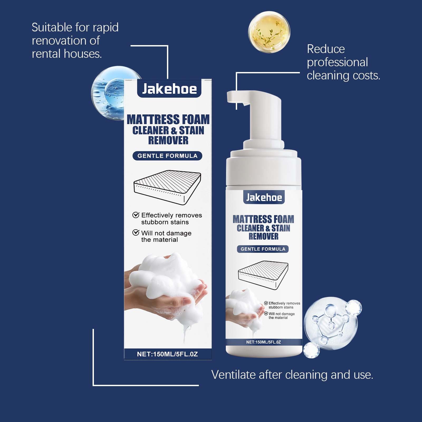 Jakehoe Mattress Cleaner Is Suitable For Cleaning Mattresses, Carpets, Oil Stains, And Other Stains, And Is A Multi-Purpose Cleaner For Daily Maintenance