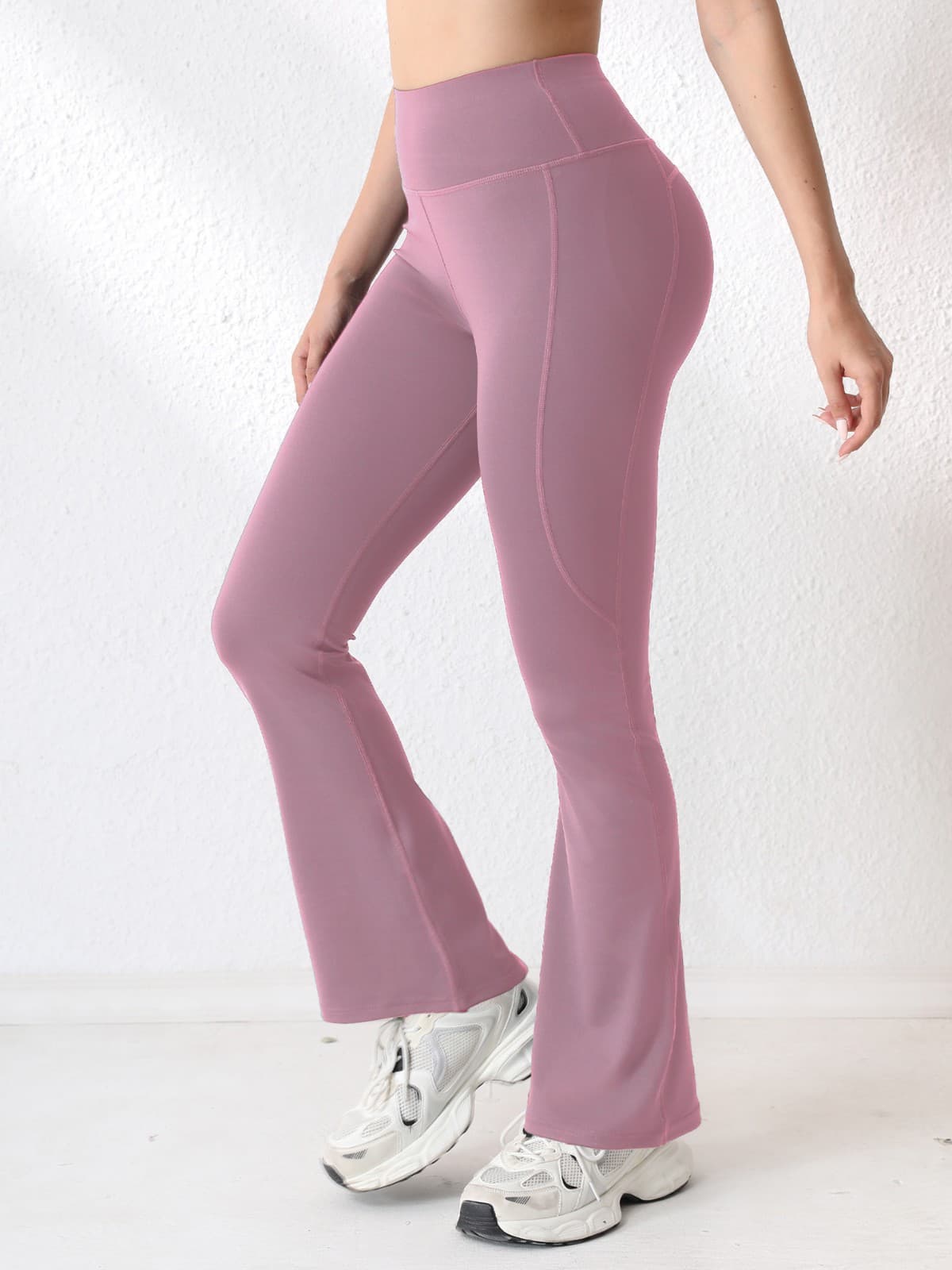 25 New Hip-Lifting Flared Yoga Pants Outdoor Wide-Leg Fitness Pants Naked-Feel Casual Slimming Sports Flared Pants