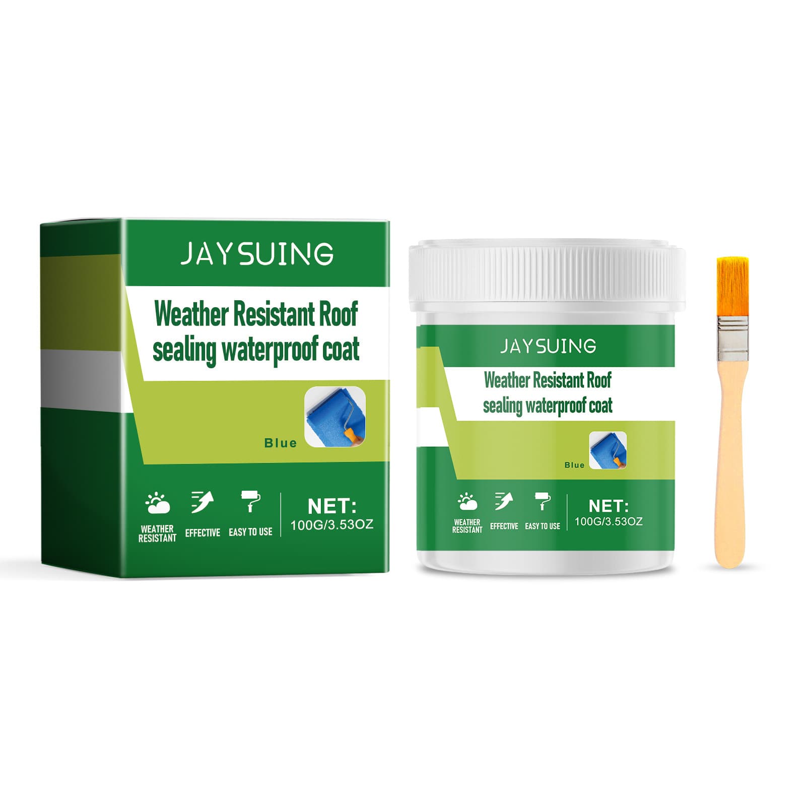 Cross-Border Jaysuing Weather-Resistant Roof Sealing Waterproof Coating For Home Tiles And Floor Tiles Crack Waterproofing And Leak-Proof Repair