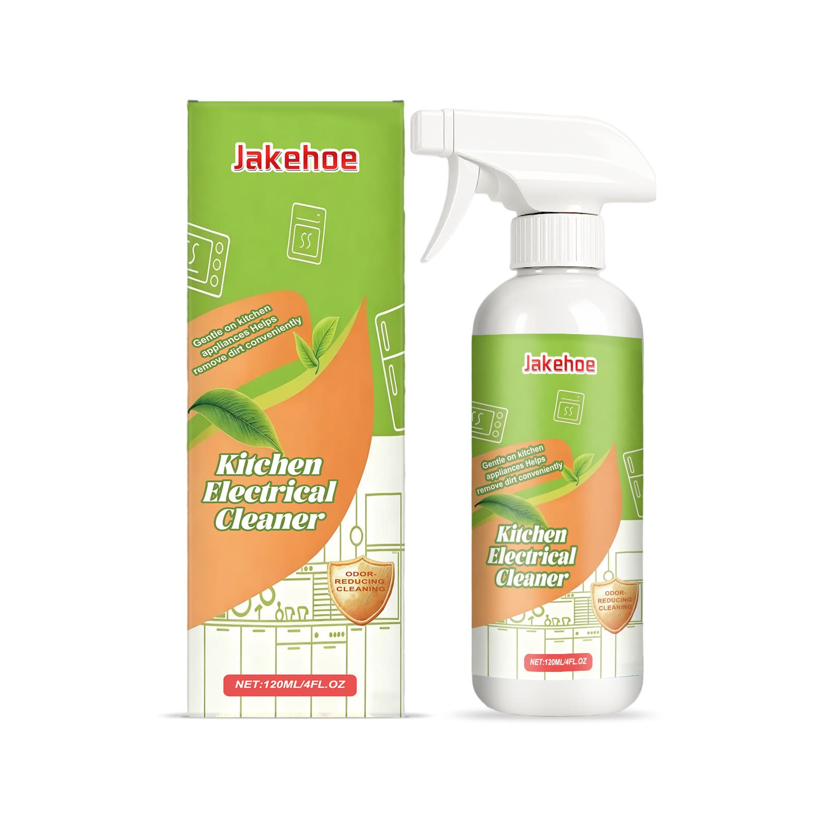 Jakehoe Household Appliance Cleaner Daily Mild Portable Household Cleaning Agent For Decontamination, Polishing, Brightening, And Fresh Scent