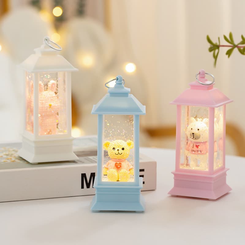 Creative LED Water Injection Romantic Decorations Nightlight Valentine's Day Gift For Girlfriend's Birthday Bedside Desktop Ornaments