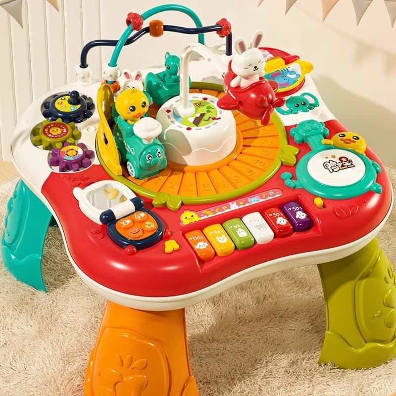 Multifunctional Educational Early-Development Play Table For Toddlers