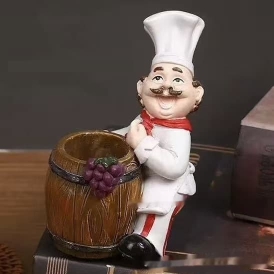 Bar Chef Toothpick Holder Home Decor European-style Ornament