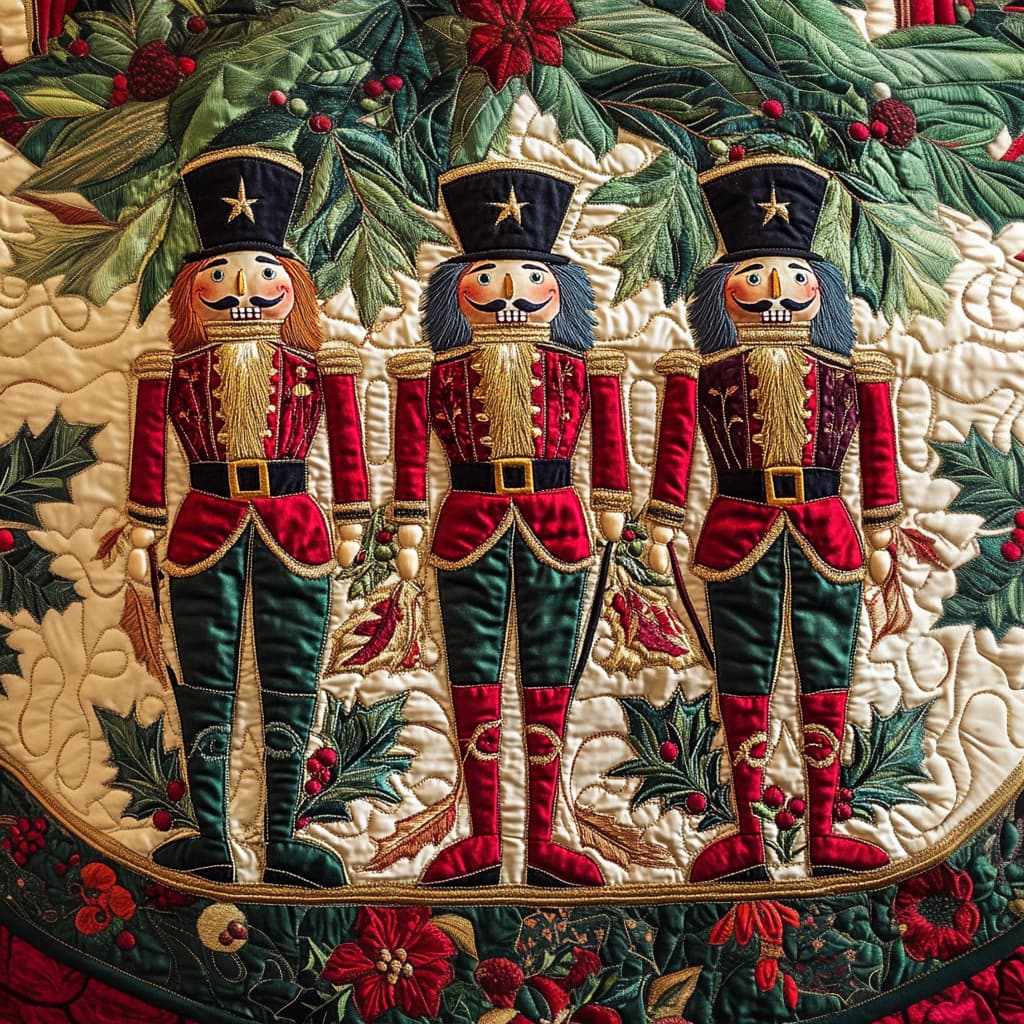 Family Christmas Tree Skirt Cover