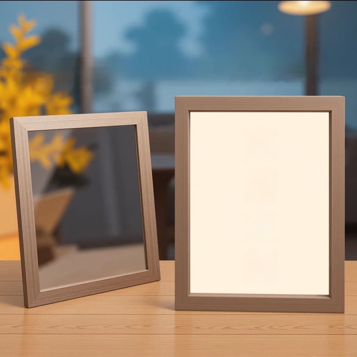 Decorative Picture With A Solid Wood Frame