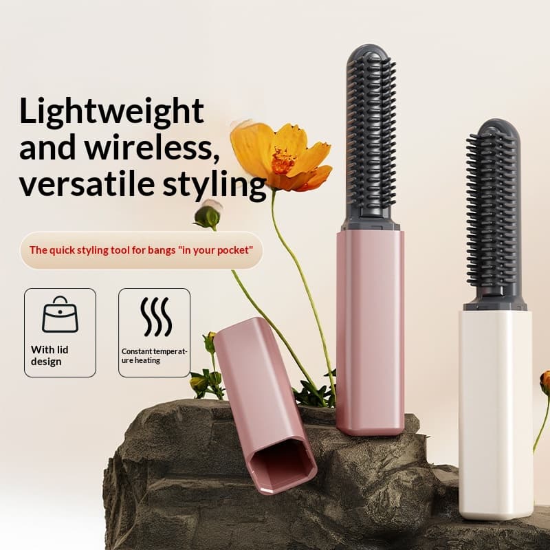 Mini Wireless Charging Portable Curling Iron